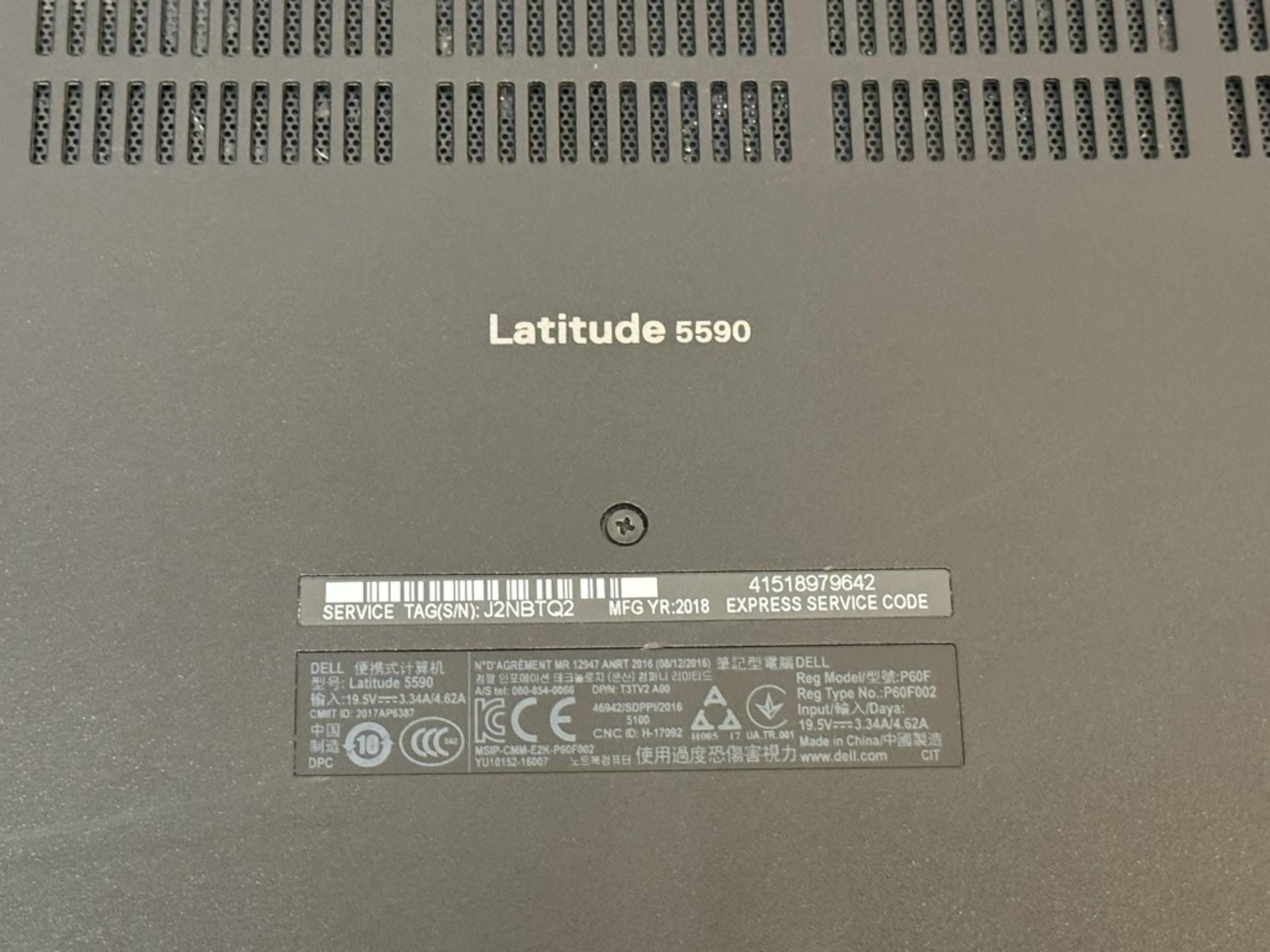 Dell Latitude 5590 Core i7-8th,16GB RAM 1TB SSD - Image 6 of 6