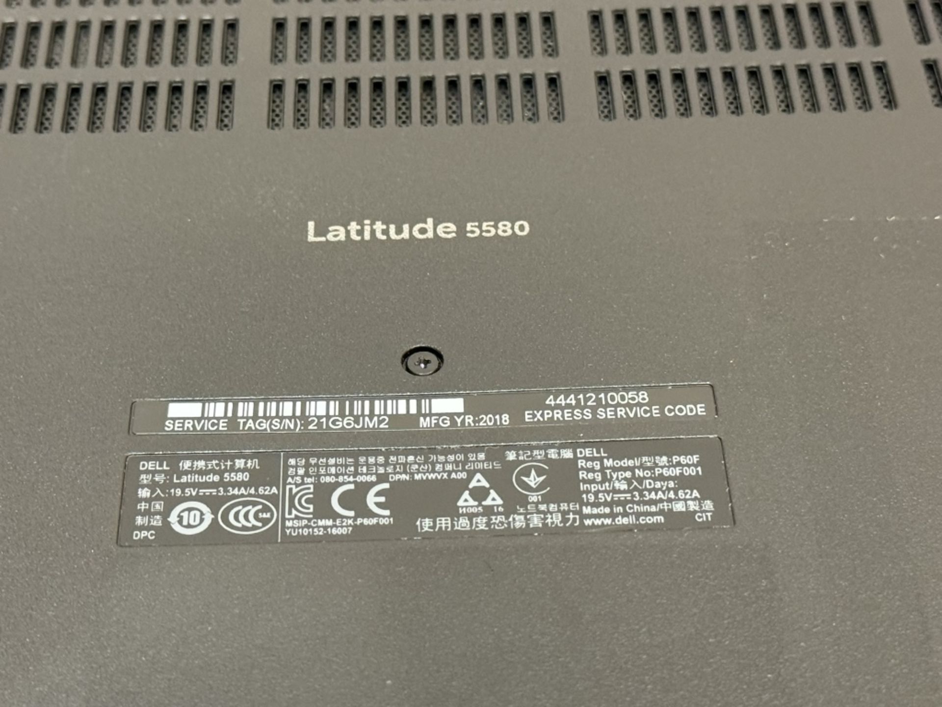 DELL LATITUDE 5580 CORE i7-7th 16GB RAM 512 SSD - Image 6 of 6