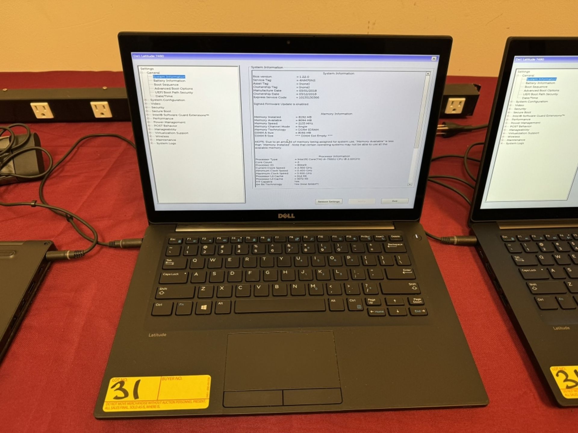 Dell Latitude 7480 Core i5-7th 256GB SSD,8GB RAM - Image 7 of 16