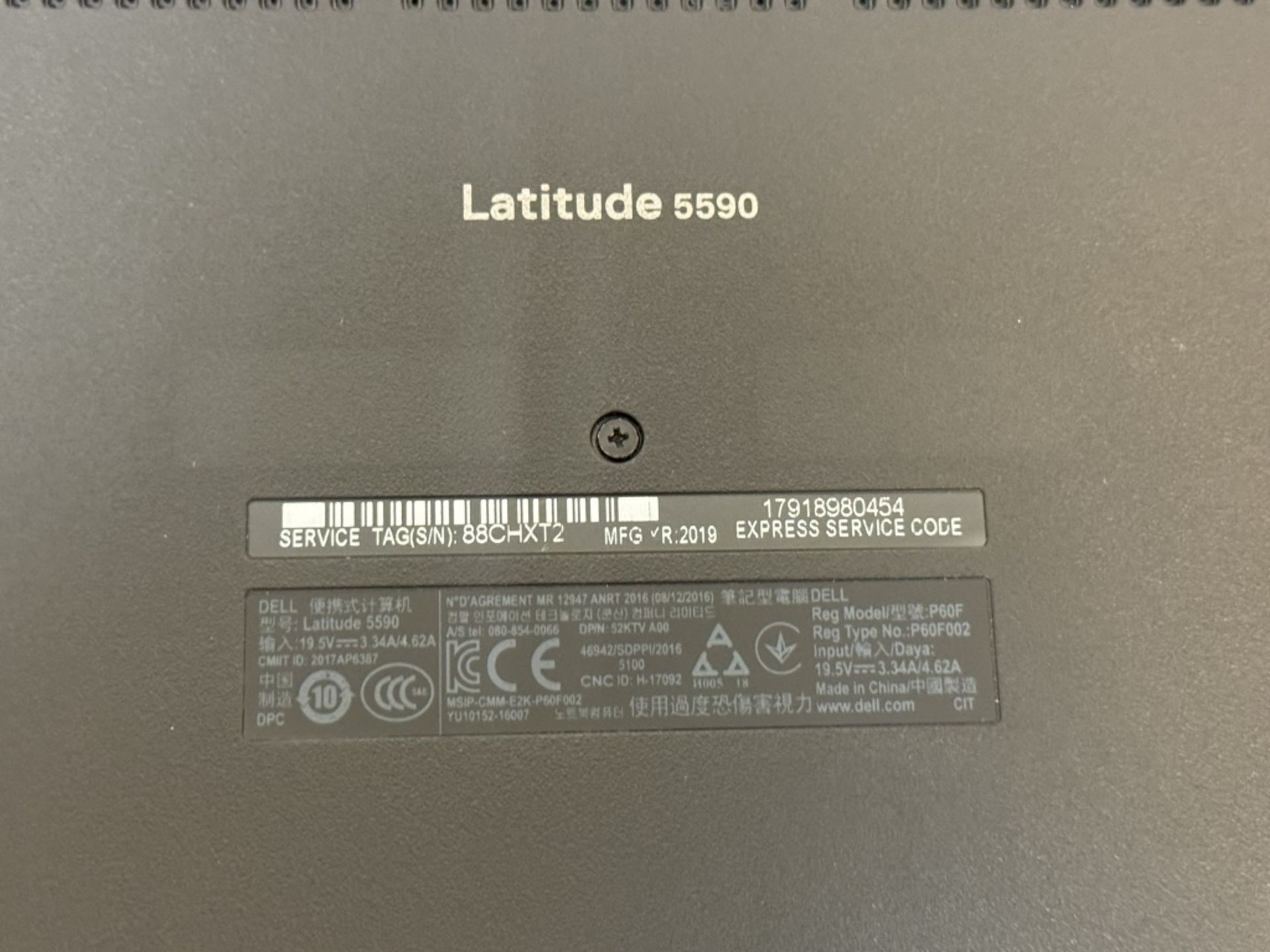 Dell Latitude 5590 Core i7-8th,16GB RAM 512GB SSD - Image 6 of 6