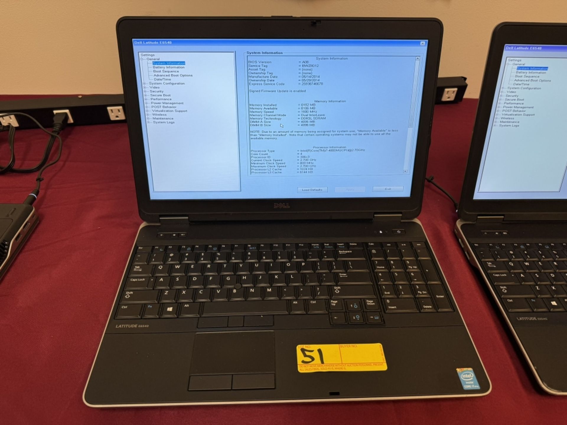 Dell Latitude E6540 15.6-Core i7 8GB 500GB - Image 7 of 16