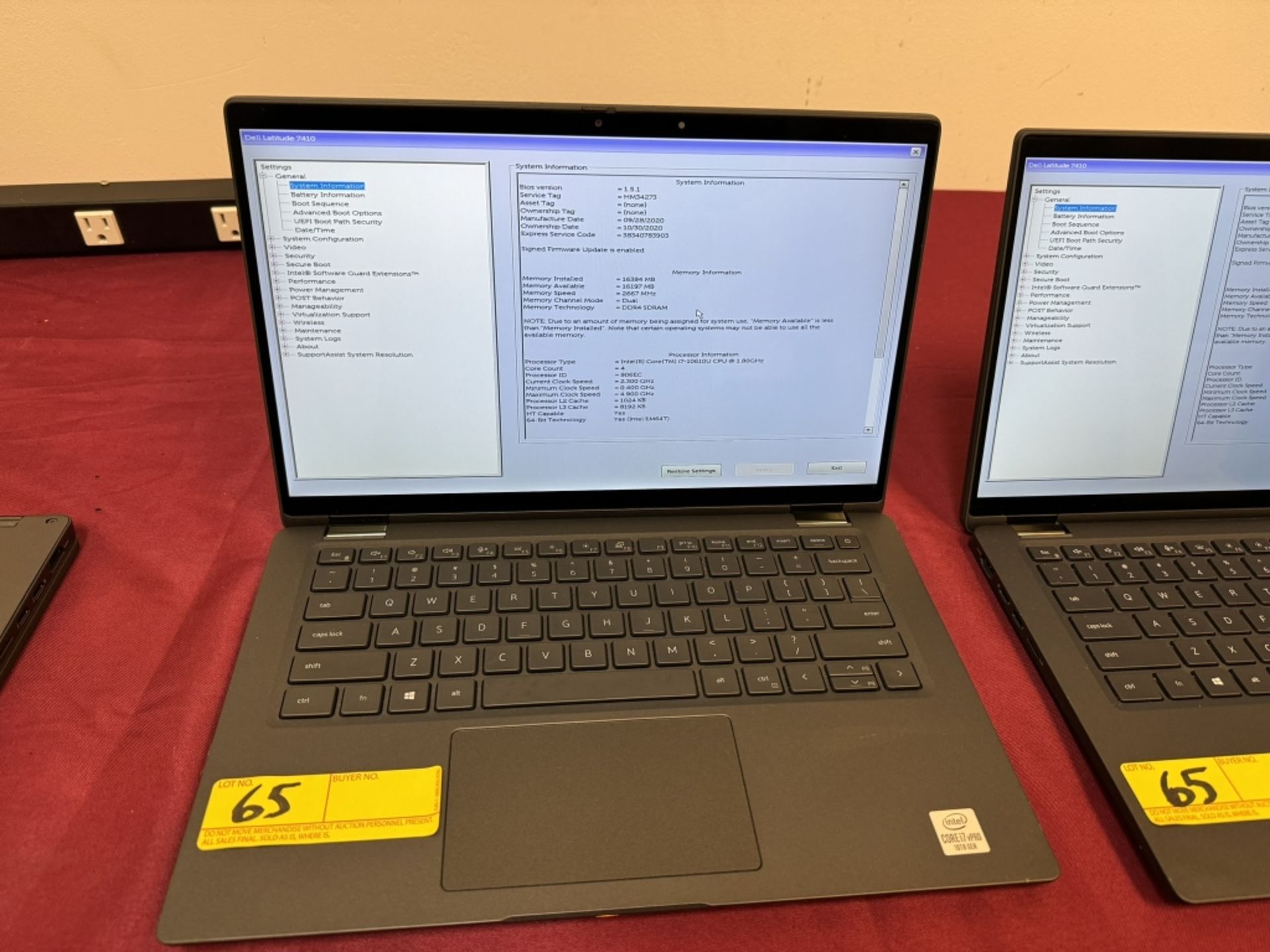 Dell Latitude 7410, i7 10th, 16GB RAM, 512GB SSD - Image 7 of 16