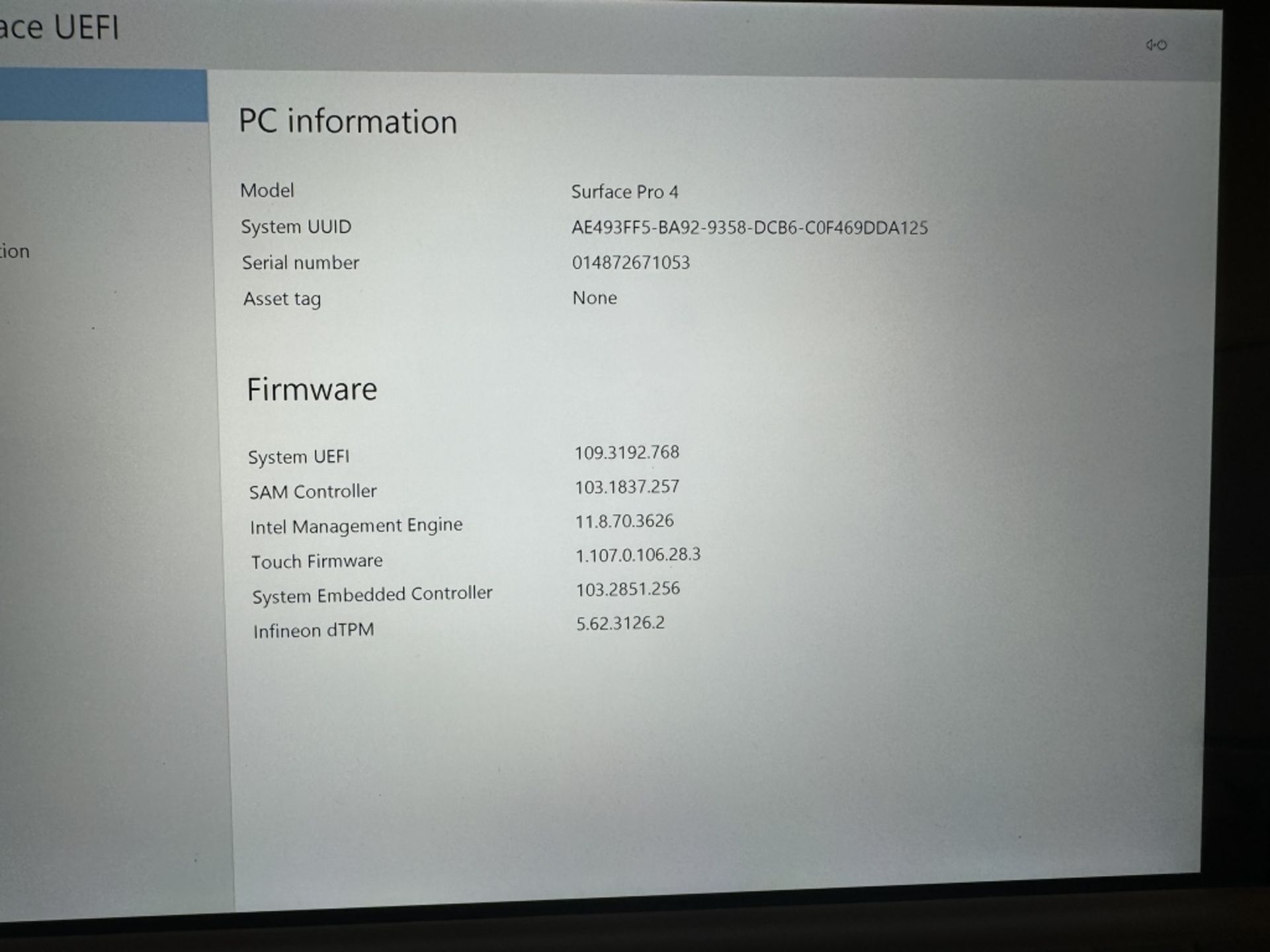 Microsoft Surface Pro 4 Corei7 8GB RAM 256GB SSD - Image 3 of 5