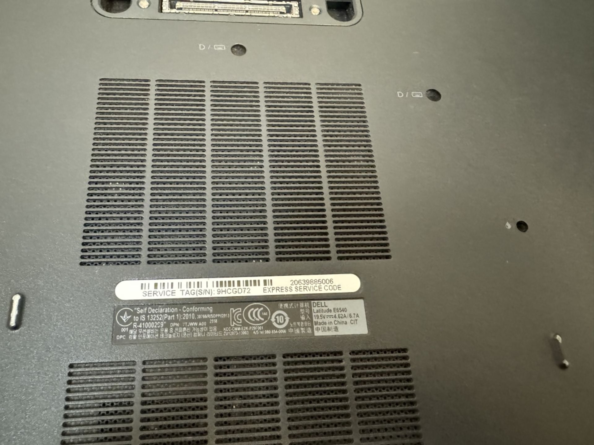 Dell Latitude E6540 15.6-Core i7 8GB 500GB - Image 16 of 16