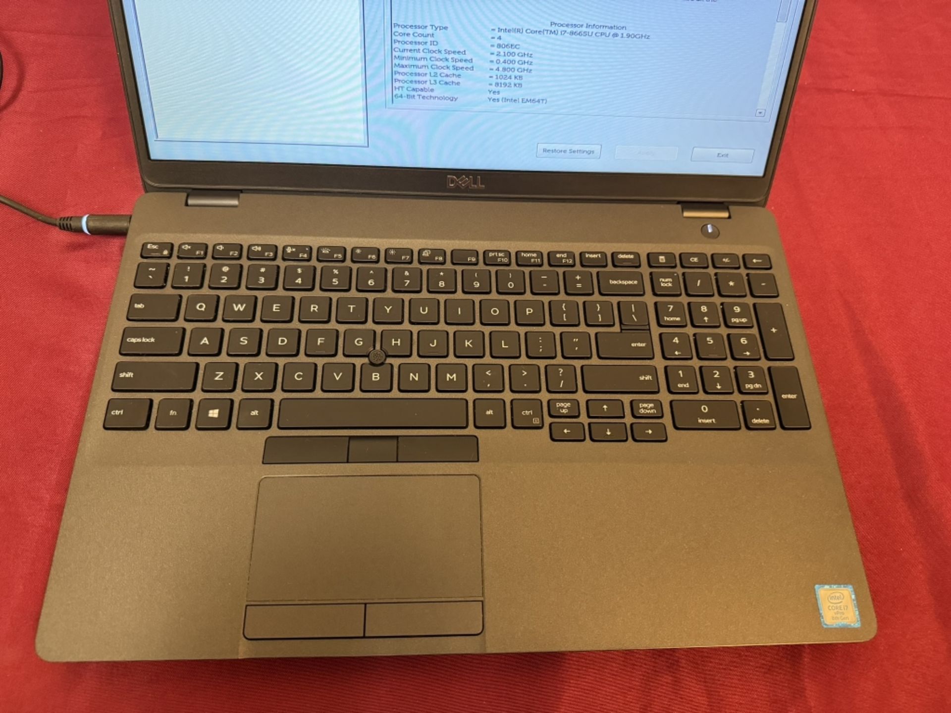 Dell Latitude 5500 Laptop i7-8665U 16GB 512GB SSD - Image 3 of 6