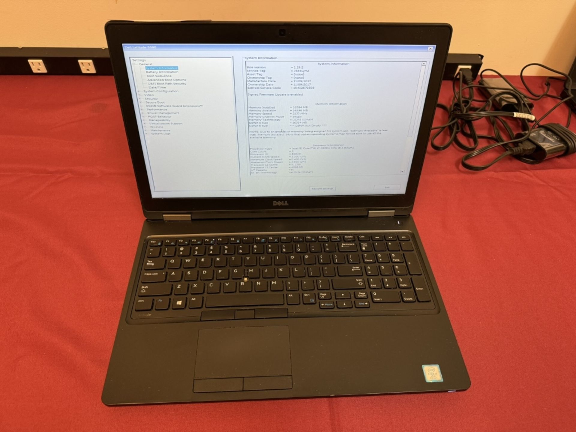 DELL LATITUDE 5580 CORE i7-7th 16GB RAM 512 SSD - Image 2 of 6