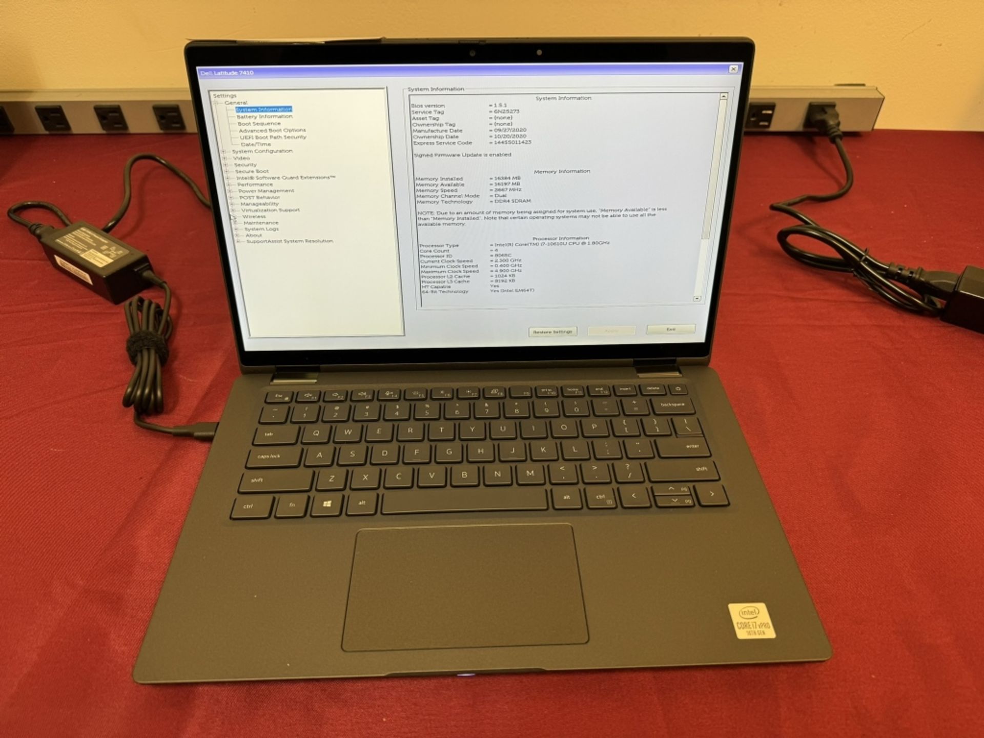 Dell Latitude 7410 , i7 10th, 16GB RAM, 512GB SSD - Bild 2 aus 6