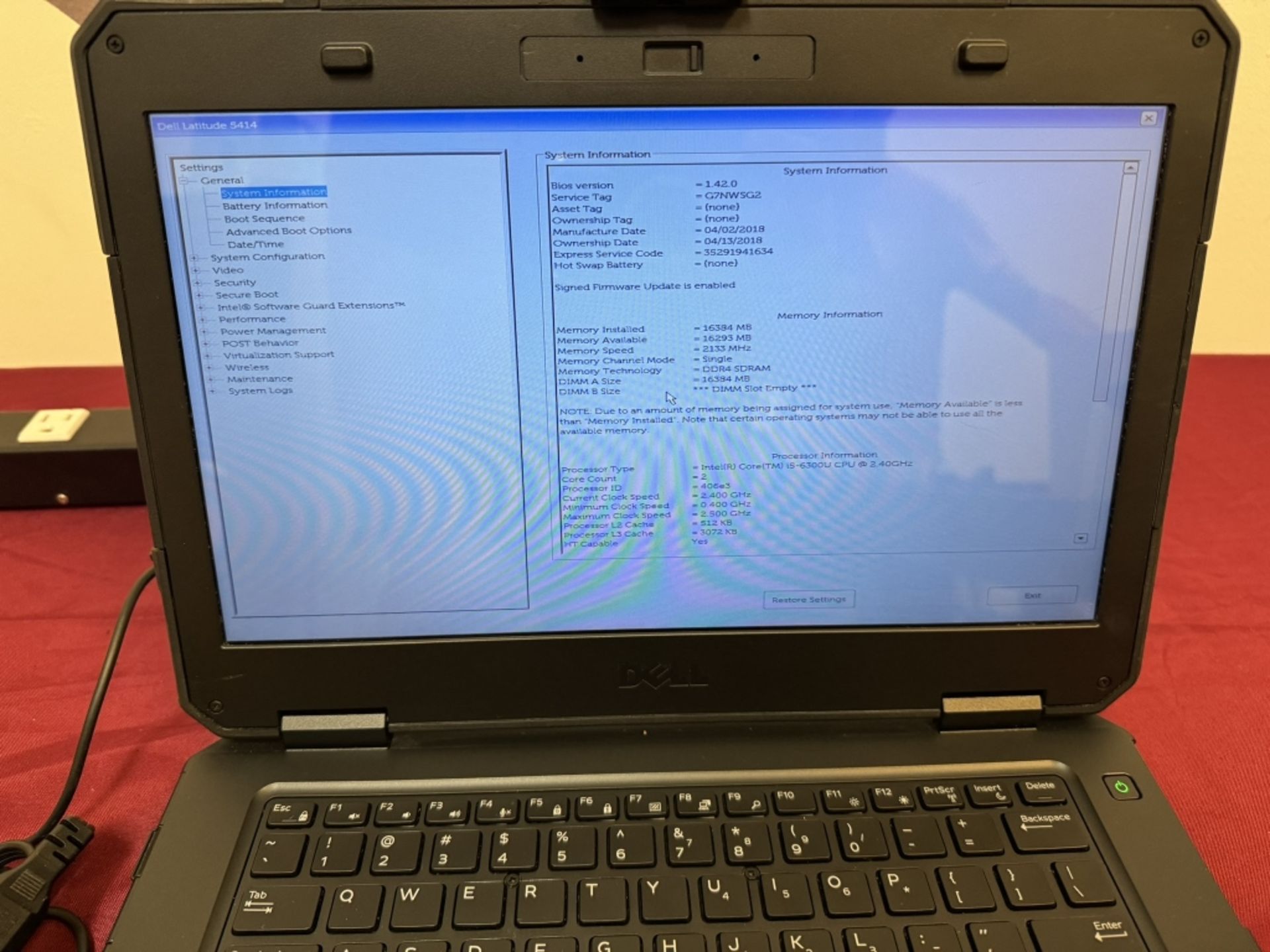 Dell Latitude 5414 Rugged Core i5 6th 16GB 512GB - Image 3 of 6