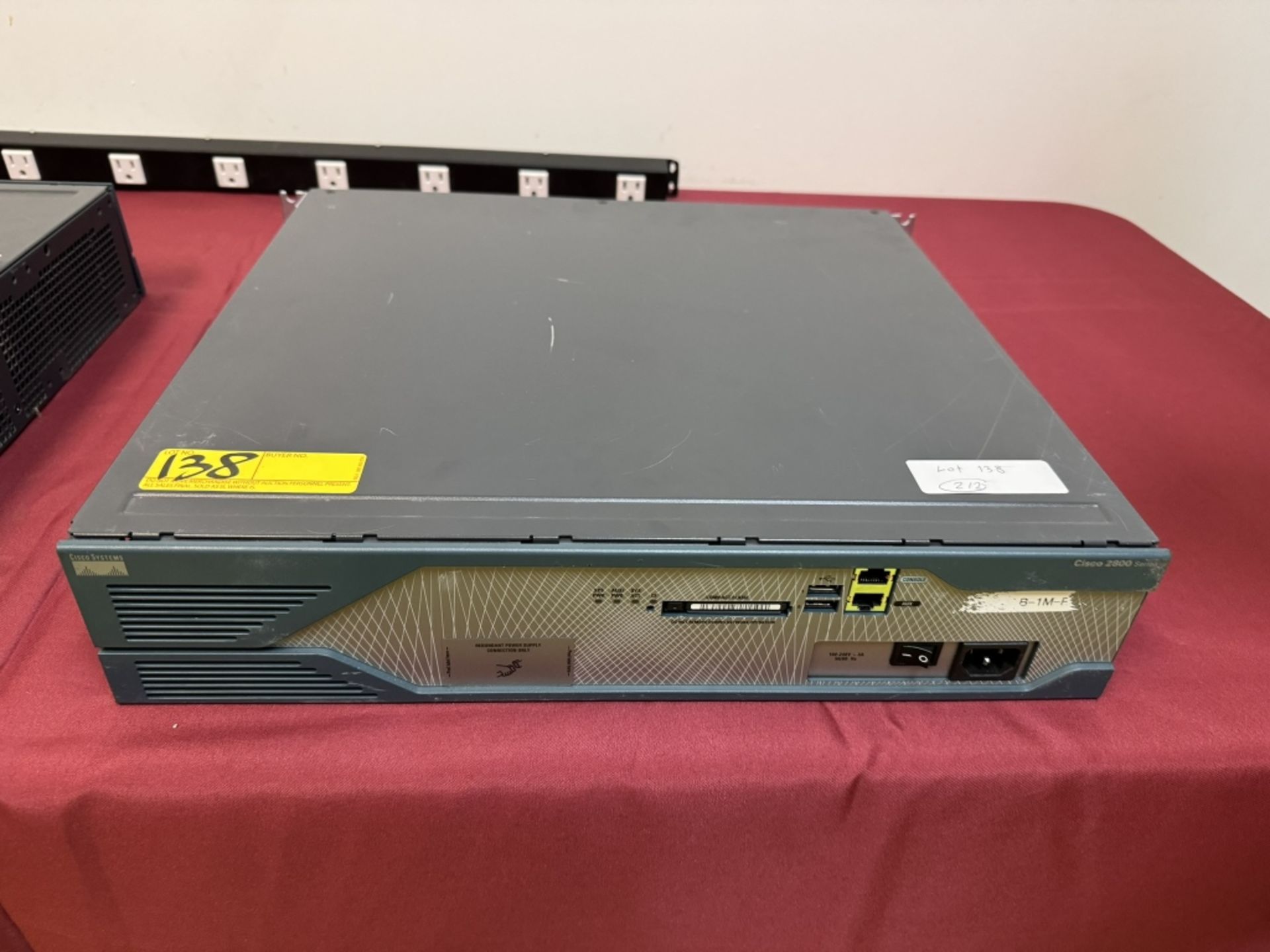 Cisco 2821 Router IOS 15.1, CME 8.5, 1GBD/256F - Image 6 of 9