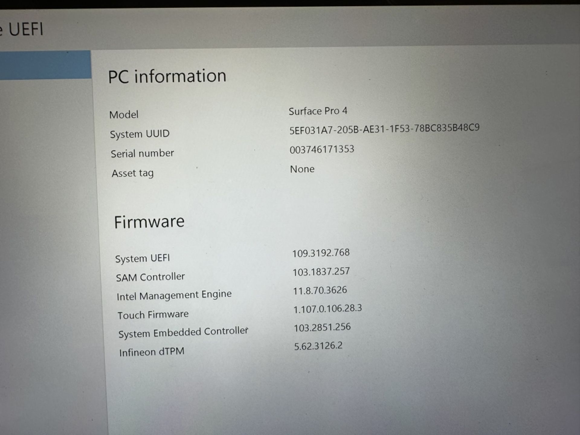 Microsoft Surface Pro 4 Corei7 8GB RAM 256GB SSD - Image 3 of 5