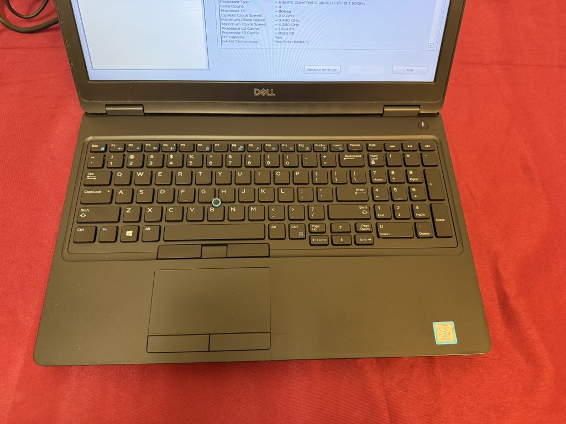 Dell Latitude 5590 Core i7-8th,16GB RAM 512GB SSD - Image 3 of 6