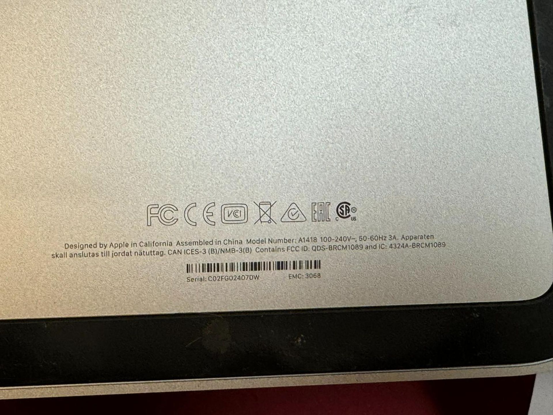 Apple iMac A1418 21.5" - Bild 4 aus 4