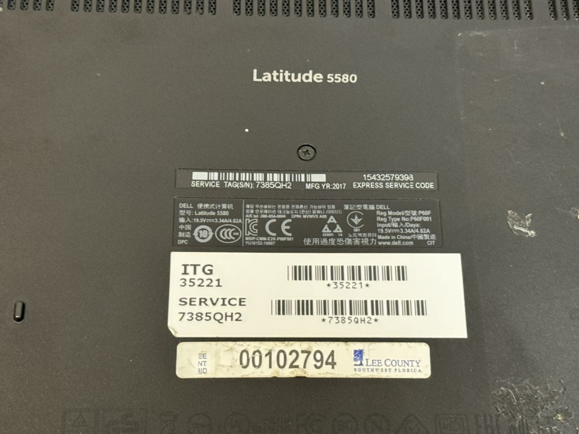 DELL LATITUDE 5580 CORE i7-7th 16GB RAM 512 SSD - Image 6 of 6