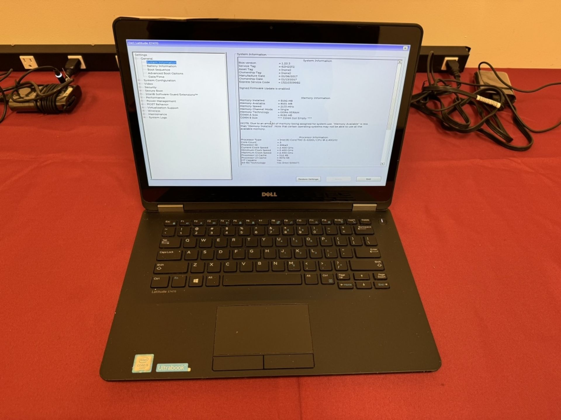 Dell Latitude E7470, Core i5-6300U 8GB Ram, 256SSD - Image 2 of 6