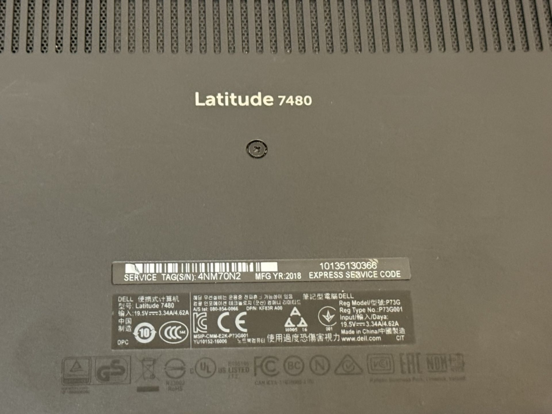 Dell Latitude 7480 Core i5-7th 256GB SSD,8GB RAM - Image 11 of 16