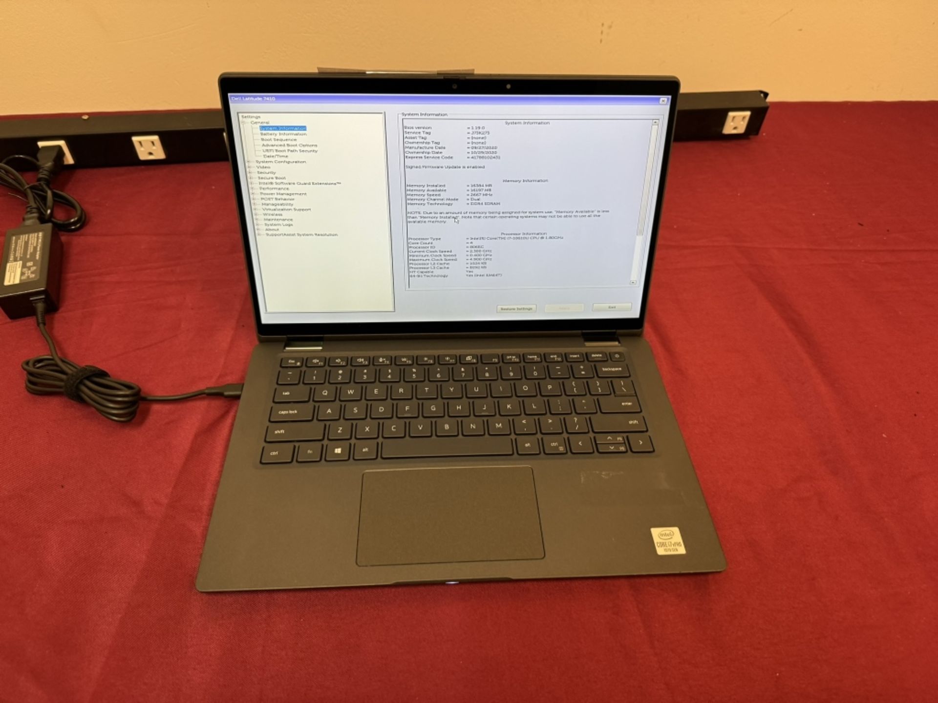 Dell Latitude 7410, i7 10th, 16GB RAM, 512GB SSD - Image 2 of 6