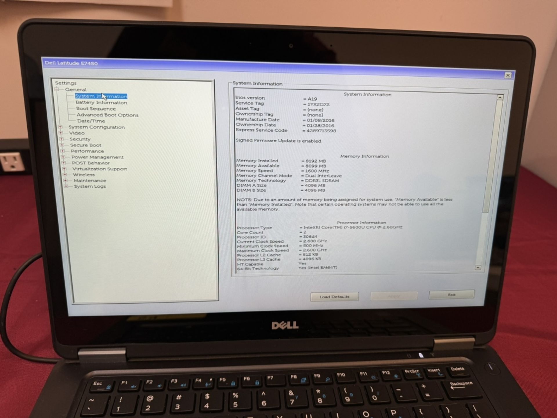 Dell Latitude E7450 14" Core i7,8GB RAM 128GB SSD - Bild 13 aus 16