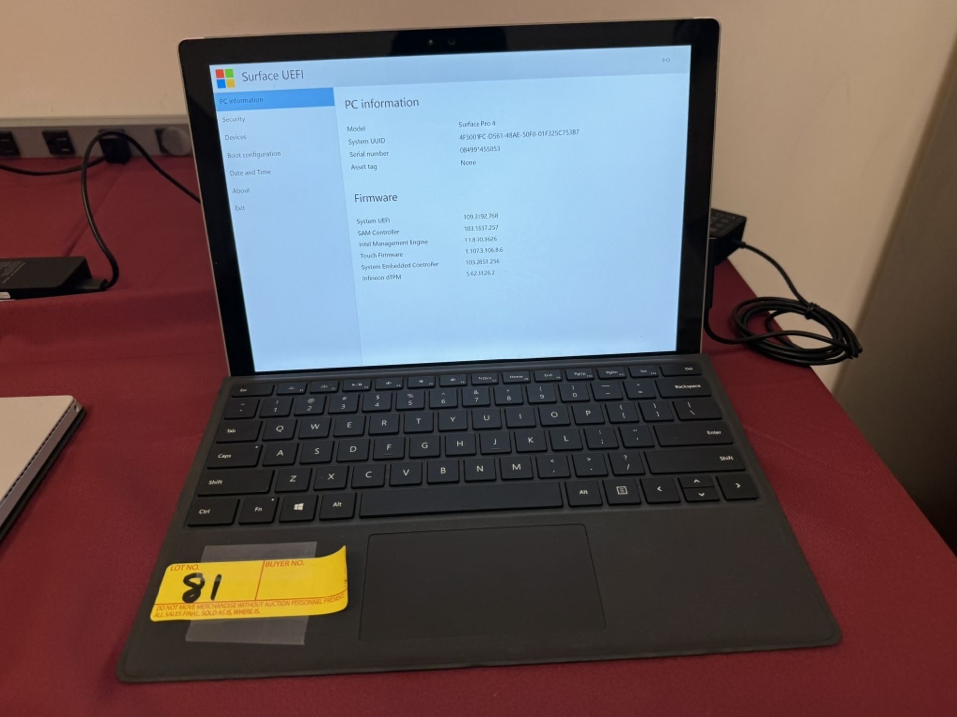 Microsoft Surface Pro 4 Corei7 8GB RAM 256GB SSD - Image 5 of 8
