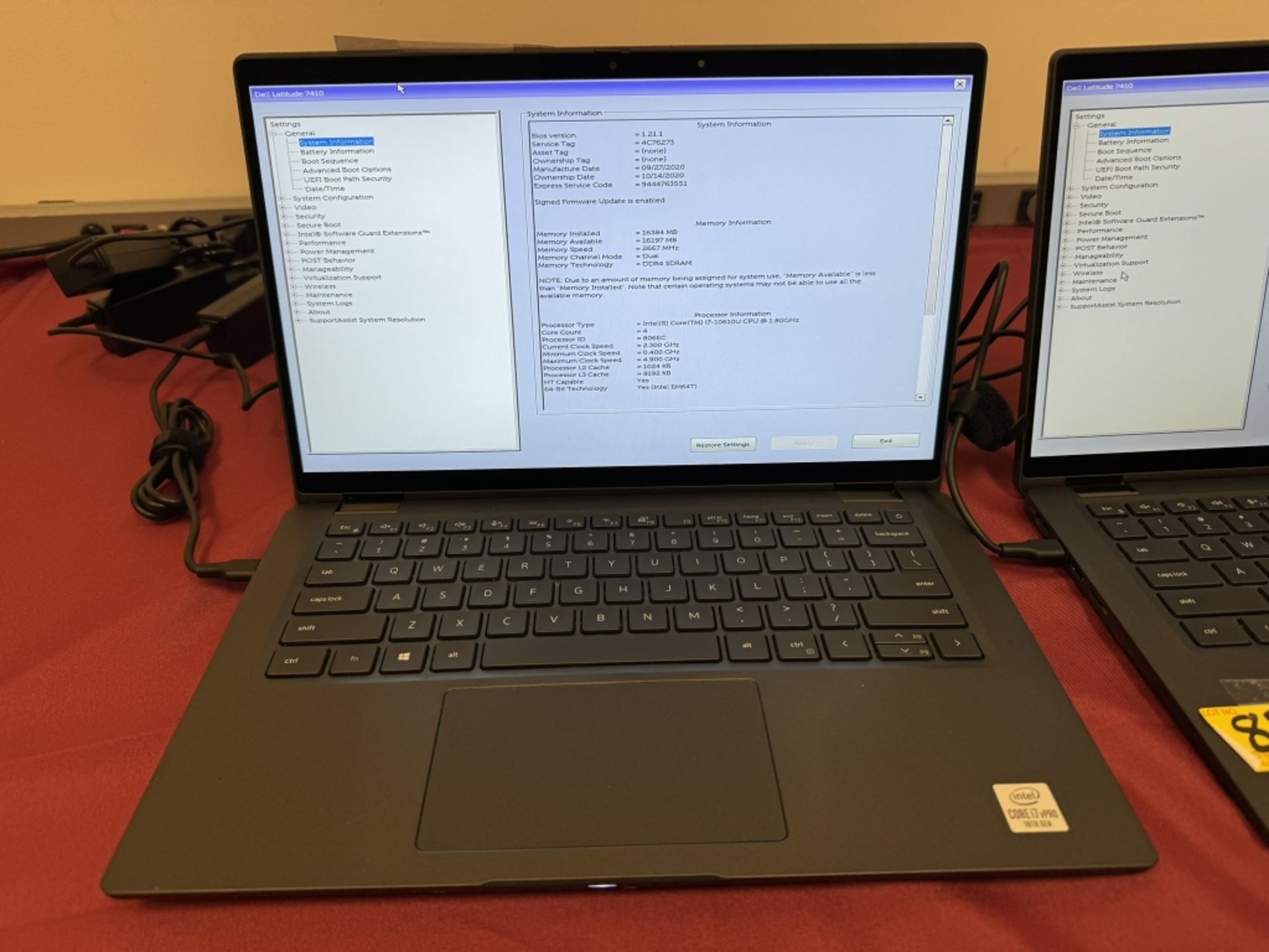 Dell Latitude 7410, i7 10th, 16GB RAM, 512GB SSD - Image 2 of 16