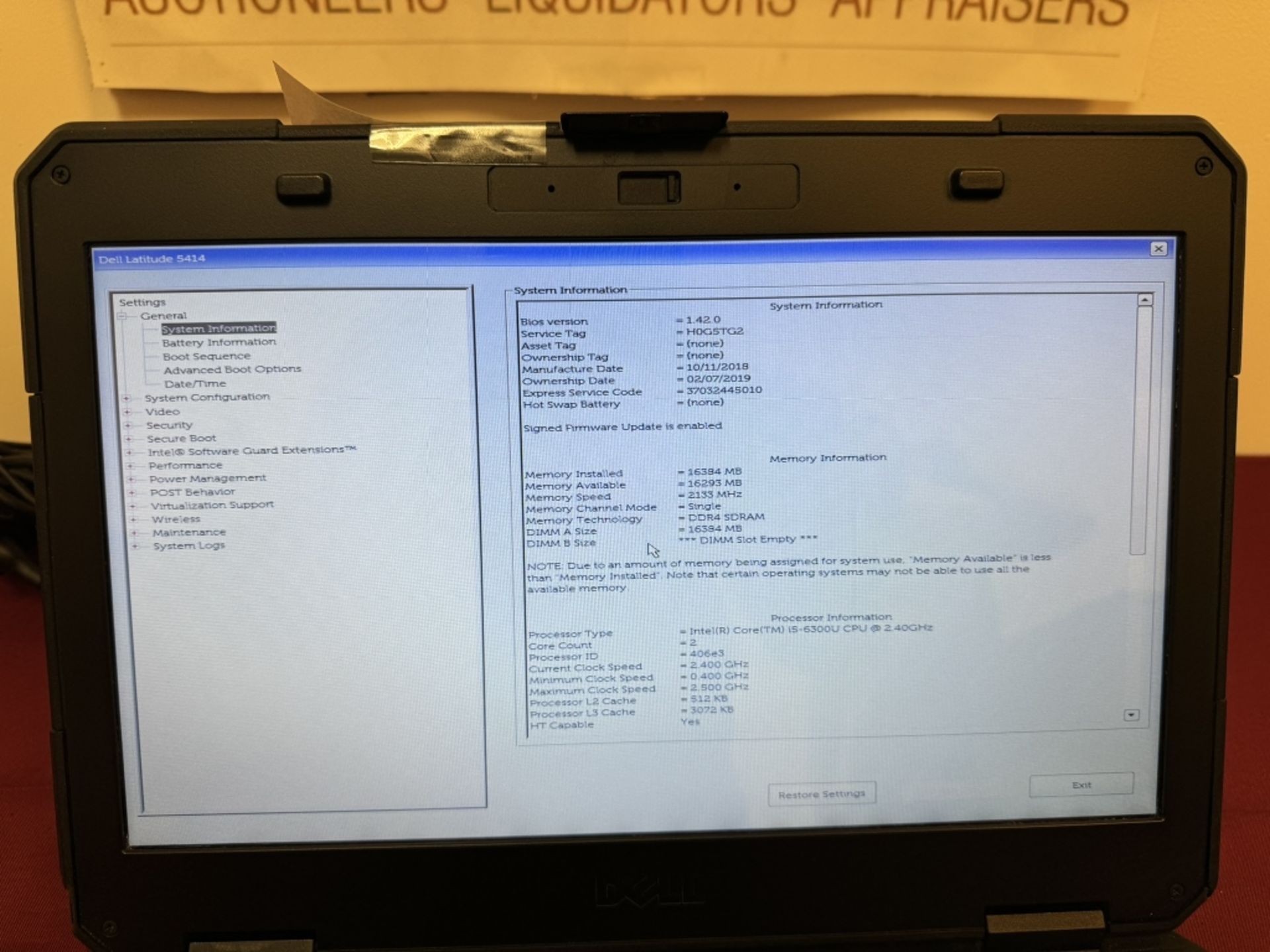 Dell Latitude 5414 Rugged Core i5 6th 16GB 512GB - Image 3 of 6