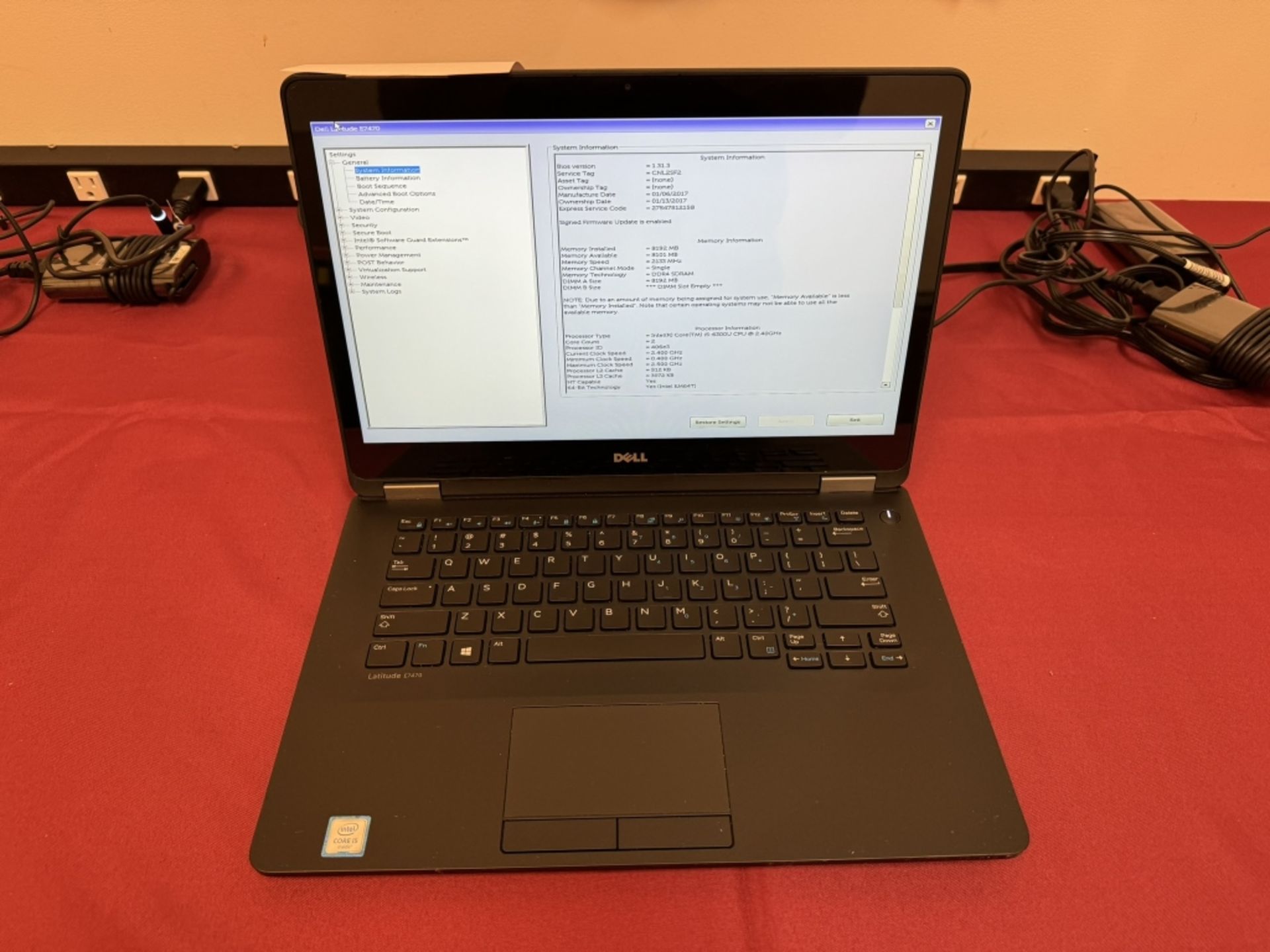 Dell Latitude E7470, Core i5-6300U 8GB Ram, 256SSD - Image 2 of 6