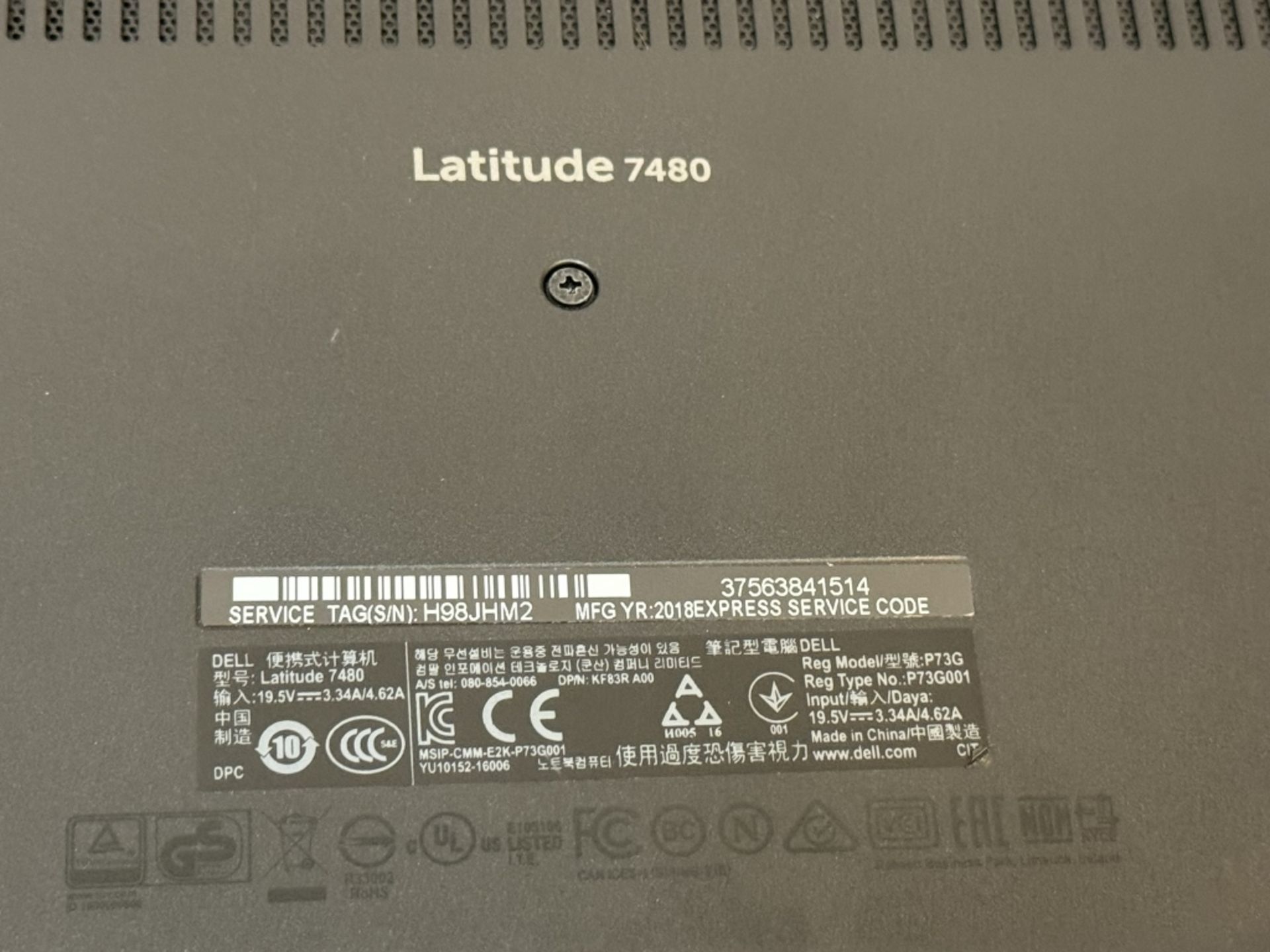 Dell Latitude 7480 Core i5-6th 256GB SSD,8GB RAM - Image 16 of 16