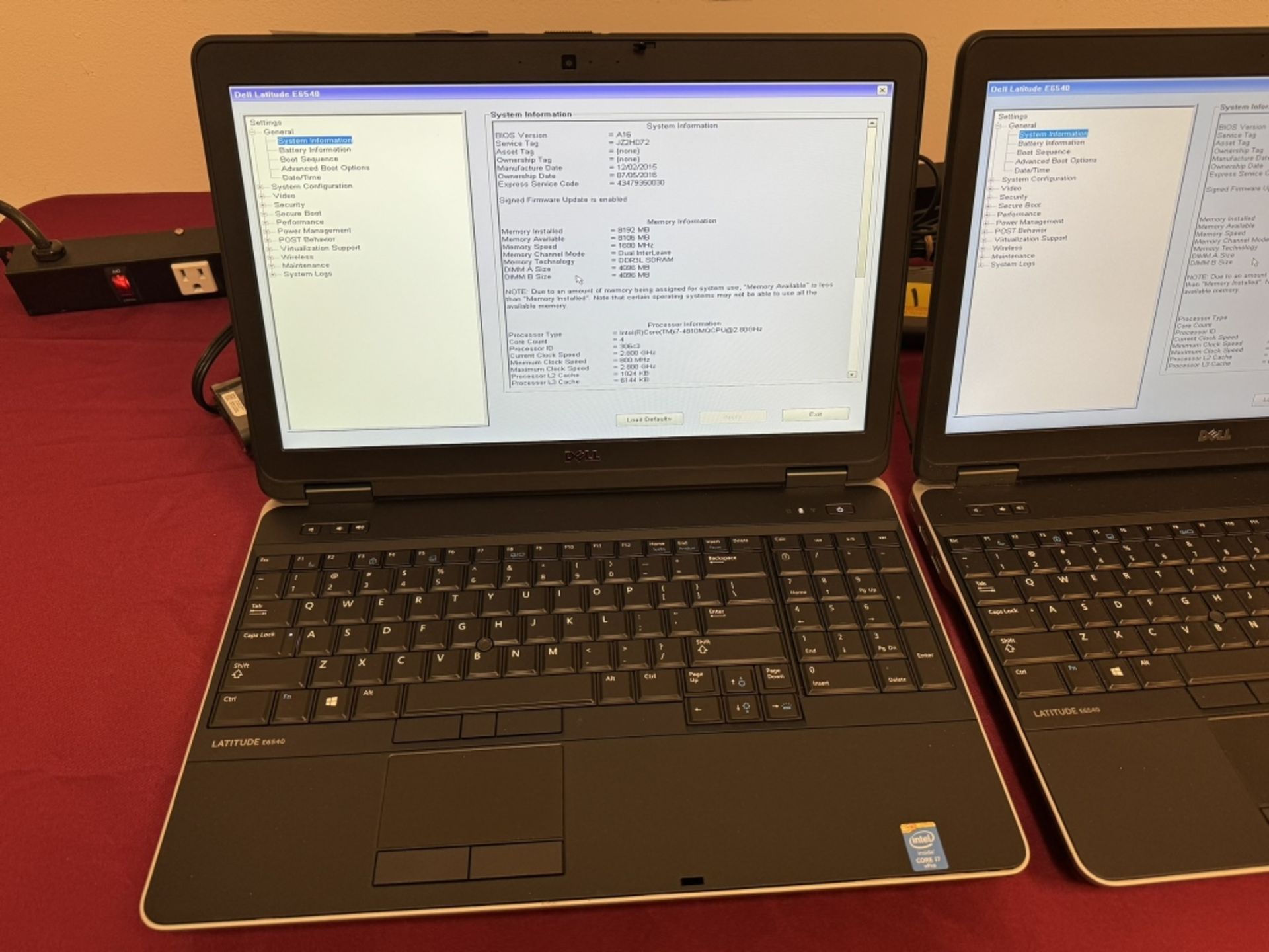 Dell Latitude E6540 15.6-Core i7 8GB 500GB - Image 2 of 16