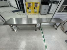 STAINLESS STEEL BENCHES