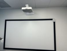 OPTOMA SHORT THROW PROJECTOR WITH REMOTE WITH 110