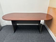 OVAL OFFICE TABLE, MEASURING 6'