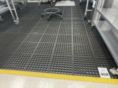NOTRAX RUBBER FLOORING APPROX. 160 SQ. FT.