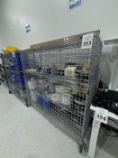 STOCK PICKER SECURITY CART WITH CONTENTS