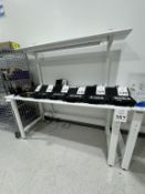 BENCHDEPOT WORKBENCH TABLES WITH OVERHEAD LIGHTING