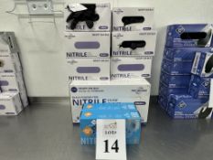 BOXES OF NITRILE EXAM GLOVES SIZE SMALL