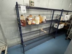 METRO RACKS IN COOLER