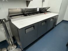 TRUE 3 DOOR STAINLESS STEEL SANDWICH PREP STATION