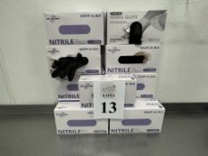 BOXES OF NITRILE EXAM GLOVES SIZE XL