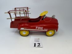 XONEX 1:3 SCALE DIECAST FIRE DEPT PEDAL CAR