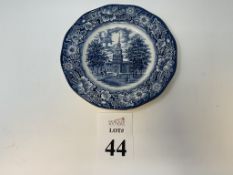 VINTAGE PLATE LIBERTY BLUE, 10