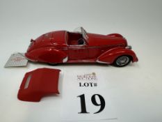 FRANKLIN MINT DIECAST 1937 ALFA ROMEO 2900B