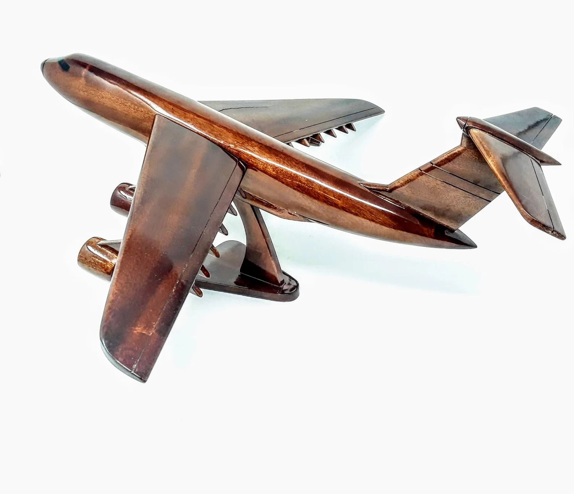 Lockheed C5M Wooden Scale Desk Display - Image 2 of 3