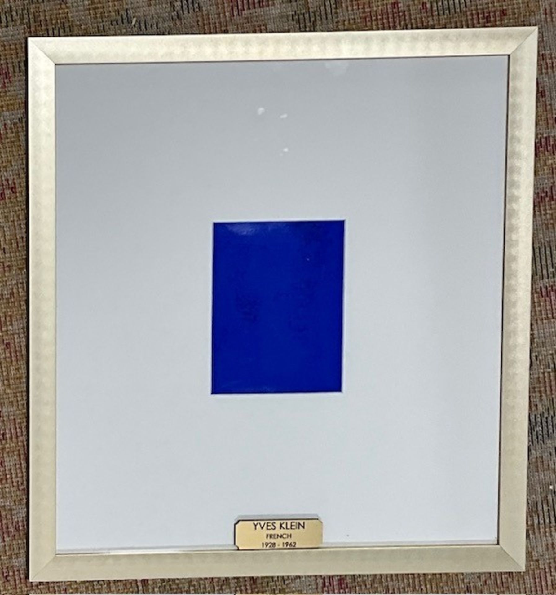 Yves Klein Untitled Blue Pigment