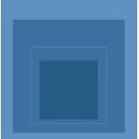 Josef Albers, Homage to the Square, "Blue", Print 