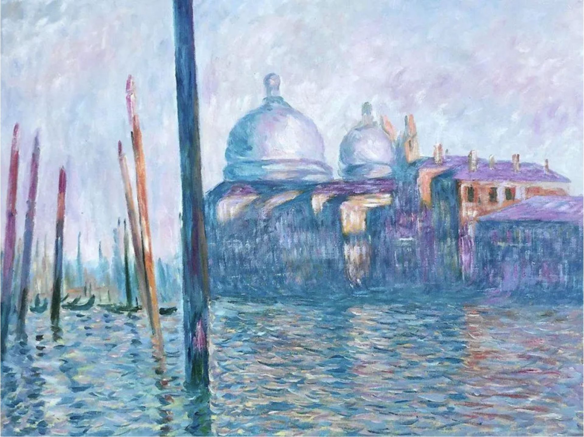 Claude Monet "The Grand Canal, Venice, 1908" Oil Painting