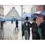 Gustave Caillebotte "Paris" Offset Lithograph