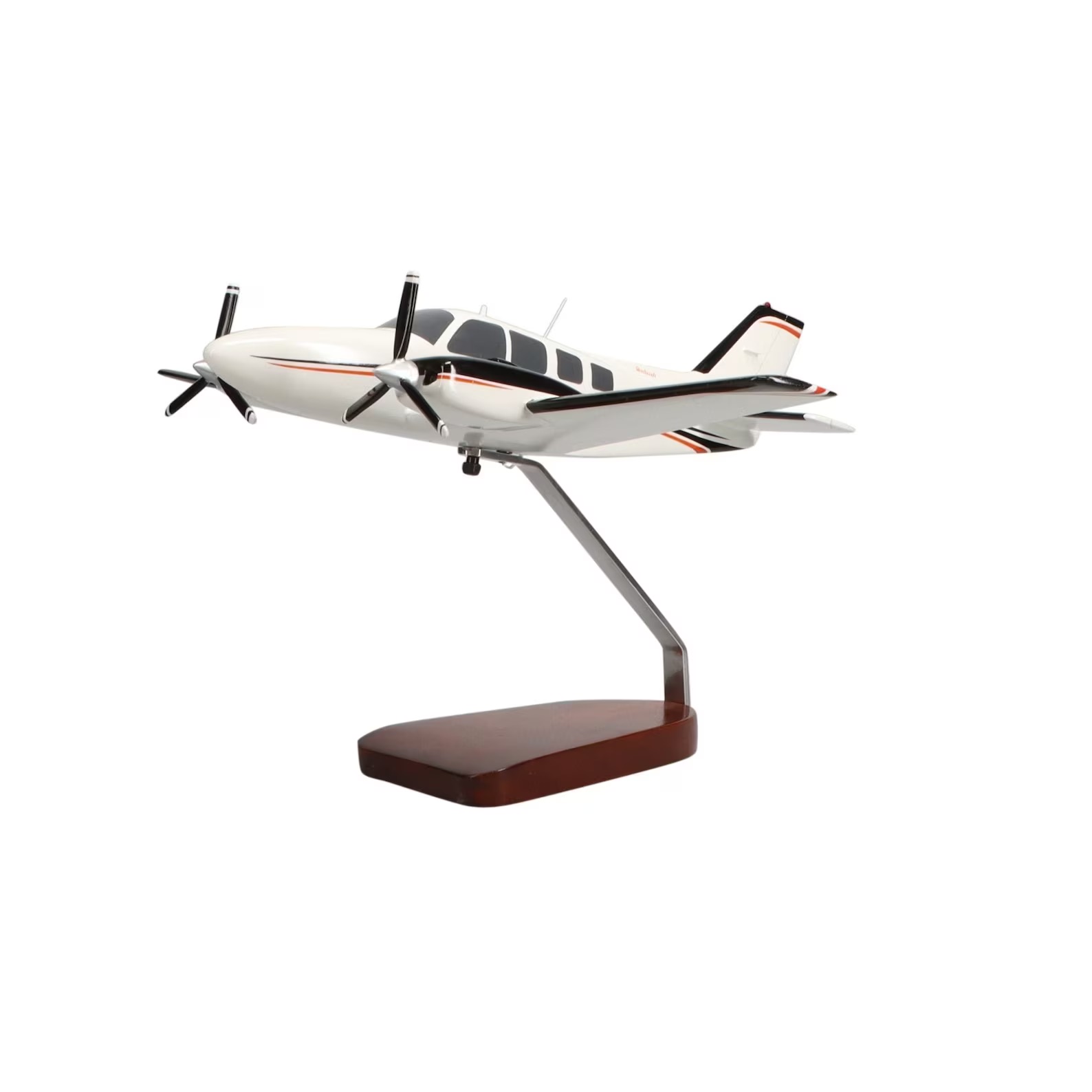 Beechcraft Baron G58 Wooden Scale Desk Model 