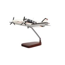 Beechcraft Baron G58 Wooden Scale Desk Model