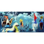 Leonora Carrington "Figuras Frntasticas a Caballo" Print