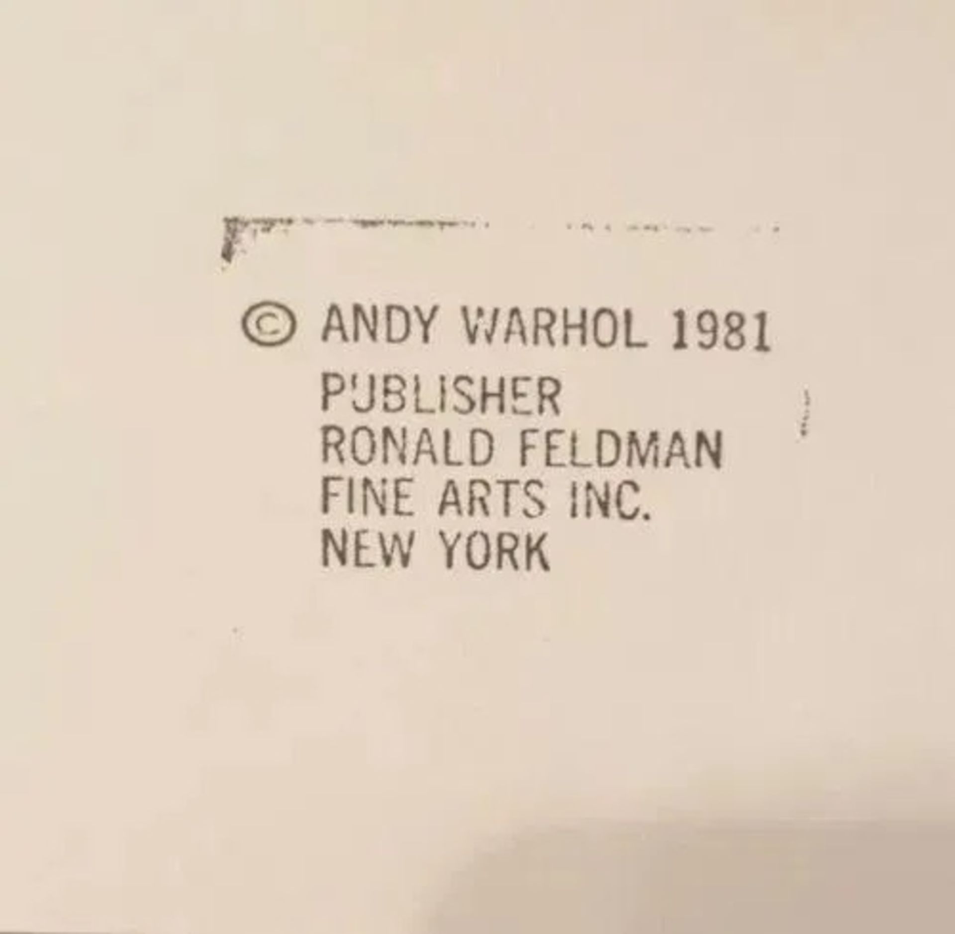 Andy Warhol "The Shadow" from "Myths", 1981 Screenprint - Bild 2 aus 3