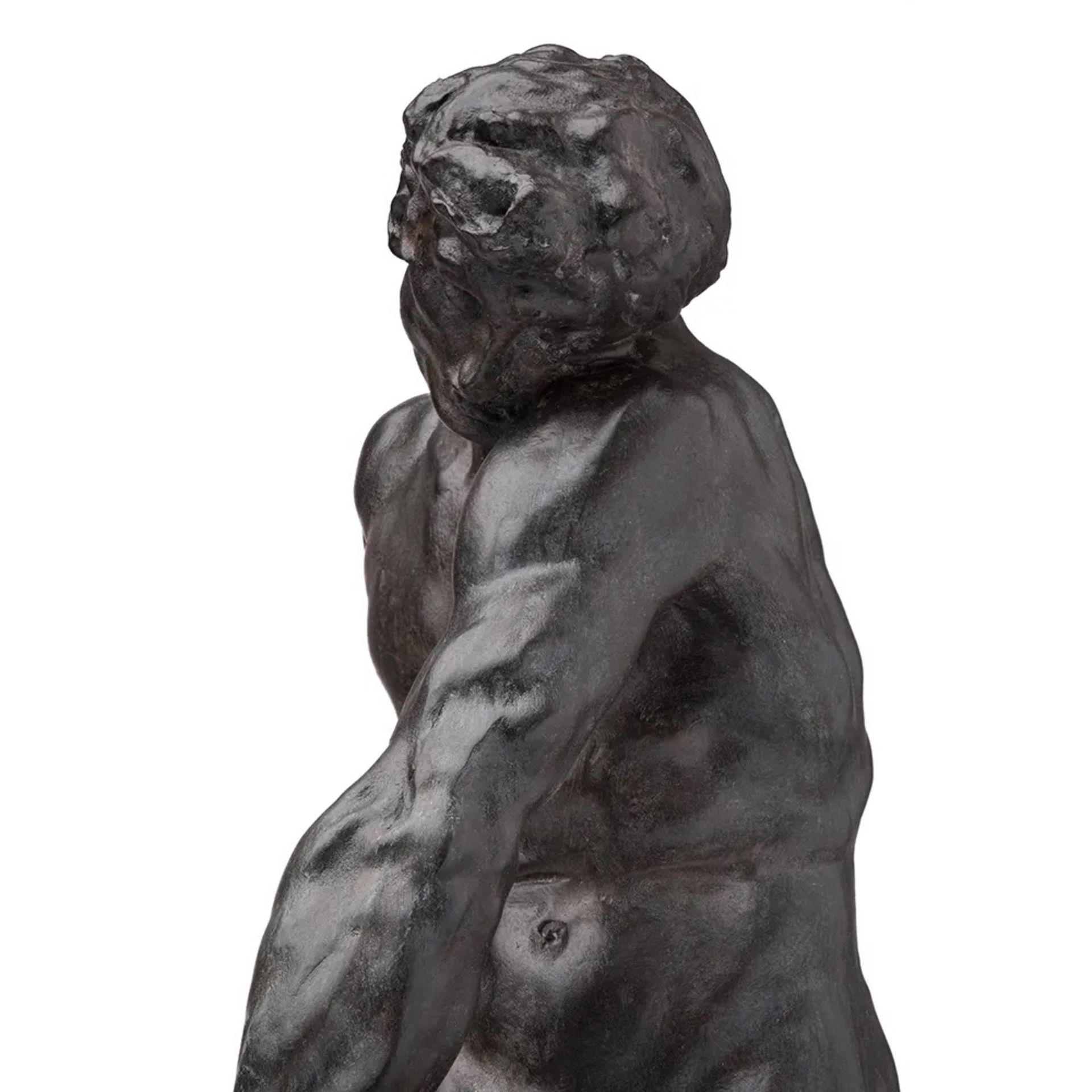 Auguste Rodin "Adam, 1910" Sculpture - Bild 4 aus 4